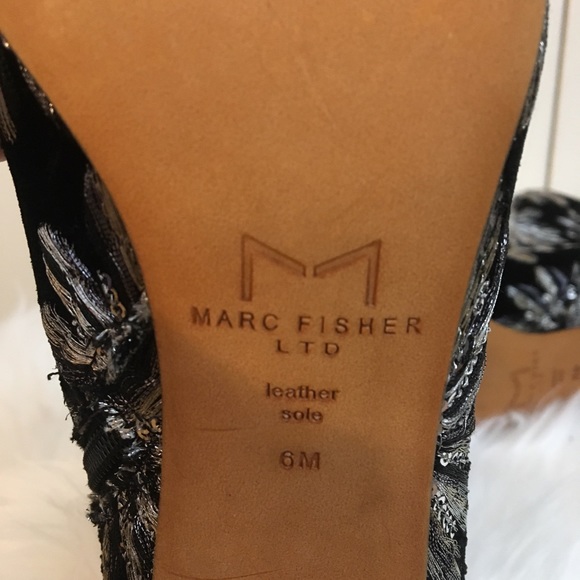 PRICE DROP Marc Fisher Floral Sequin Velvet Bootie - Picture 3 of 4